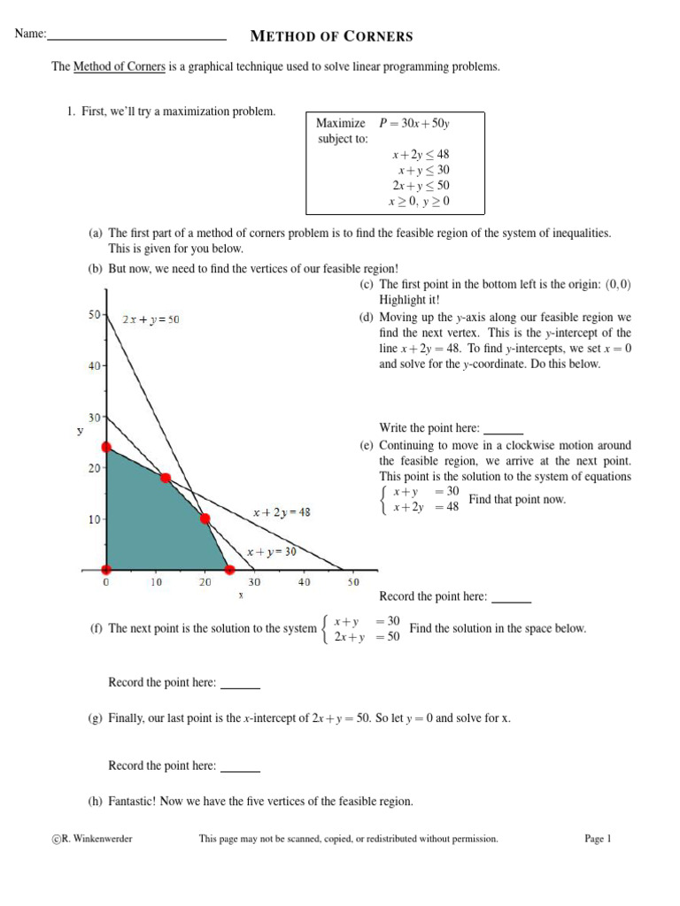 Method of Corners NC Bo | PDF | Vertex (Graph Theory) | Mathematical ...