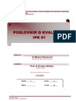 Iso9001 Poslovnik