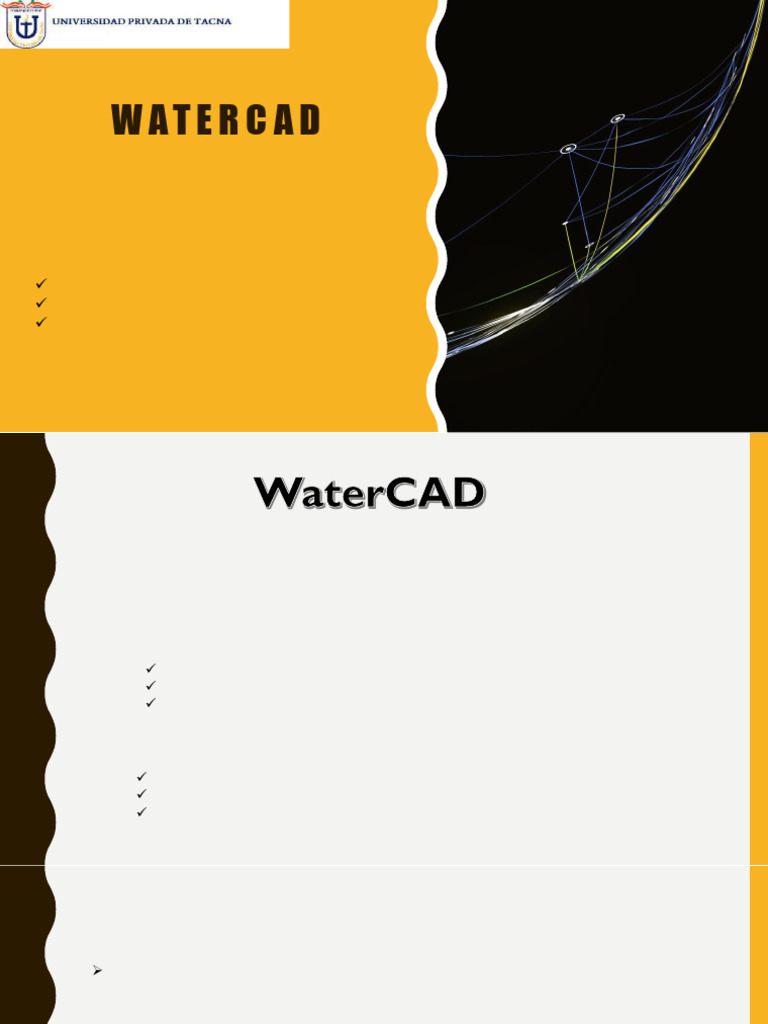 Modelado de Redes de Agua con WaterCAD | PDF | Plomería | Ingeniería de ...