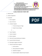 Format Standarisasi Proposal