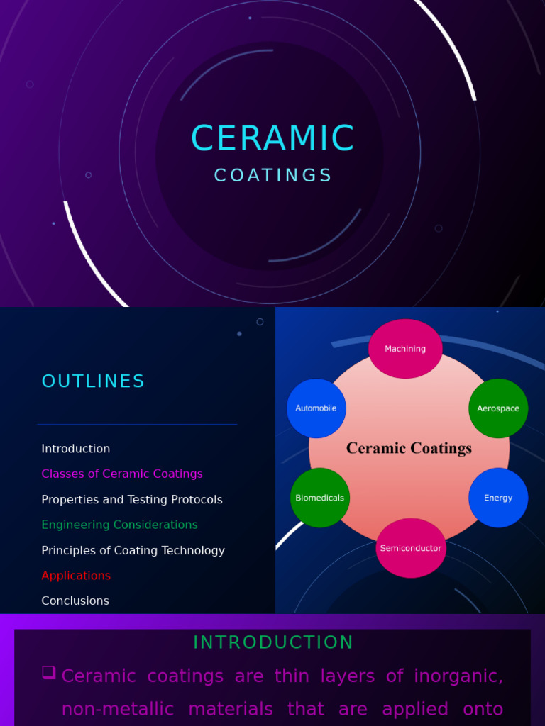 Overview of Ceramic Coatings | PDF | Aluminium Oxide | Materials