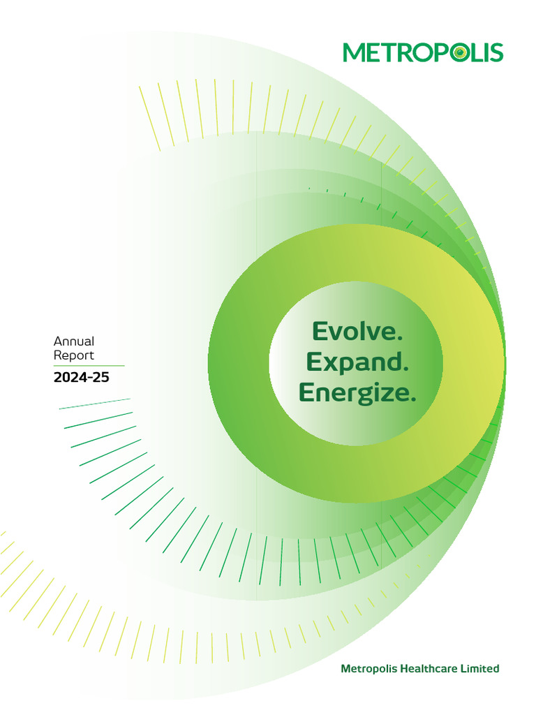 Metropolis Healthcare Annual Report 2024-25 | PDF | Business