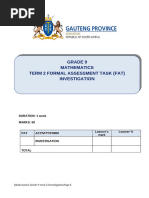 Grade 9 Maths Revision Test Term 1 2025 | PDF | Multiple Choice ...