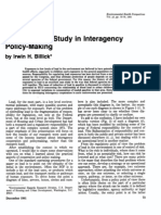 BILLICK, 1981, Lead - A Case Study in Interagency...