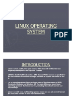 Linux Operating Linux Operating Linux Operating Linux Operating System System