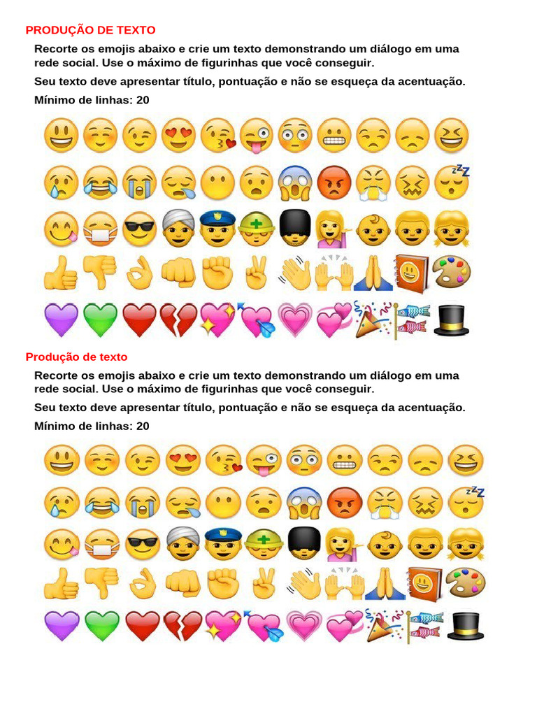 Diálogo Criativo com Emojis | PDF