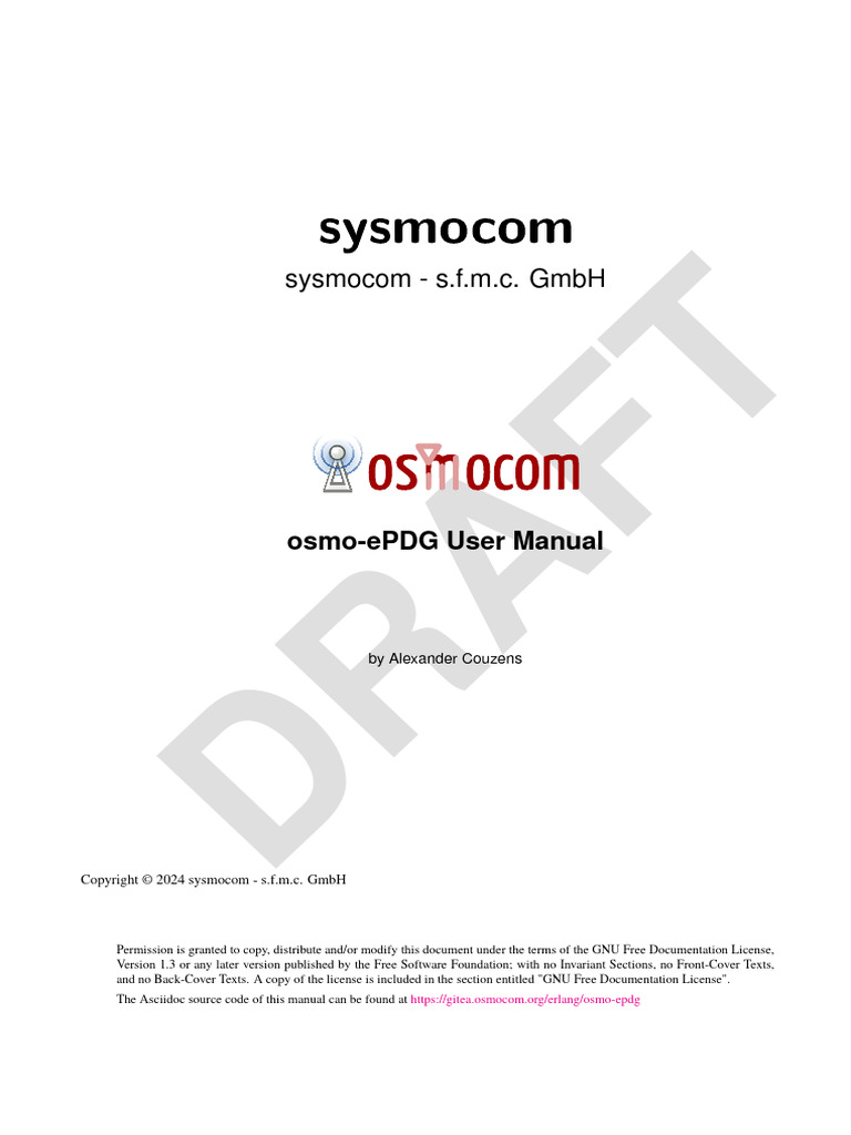 Osmoepdg Usermanual | PDF | Computing | Telecommunications