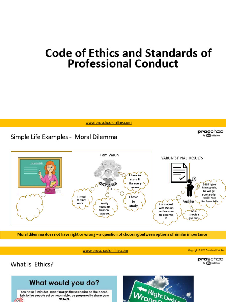 CFA Code of Ethics Overview | PDF