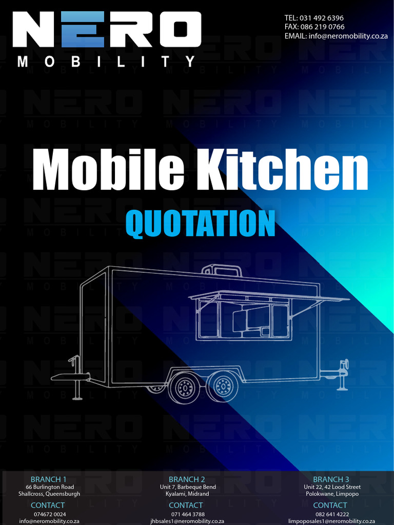 Mobile Kitchen Quotation | PDF | Kitchen | Banks