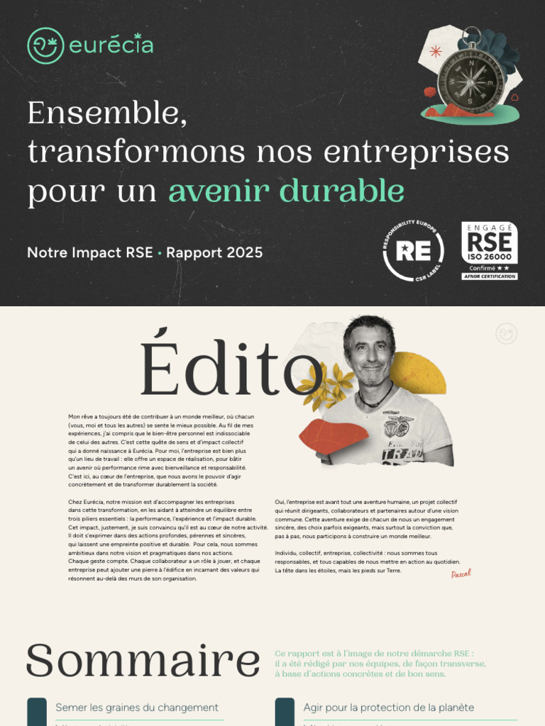Rapport RSE 2025 : Impact et Engagements | PDF | Responsabilité ...
