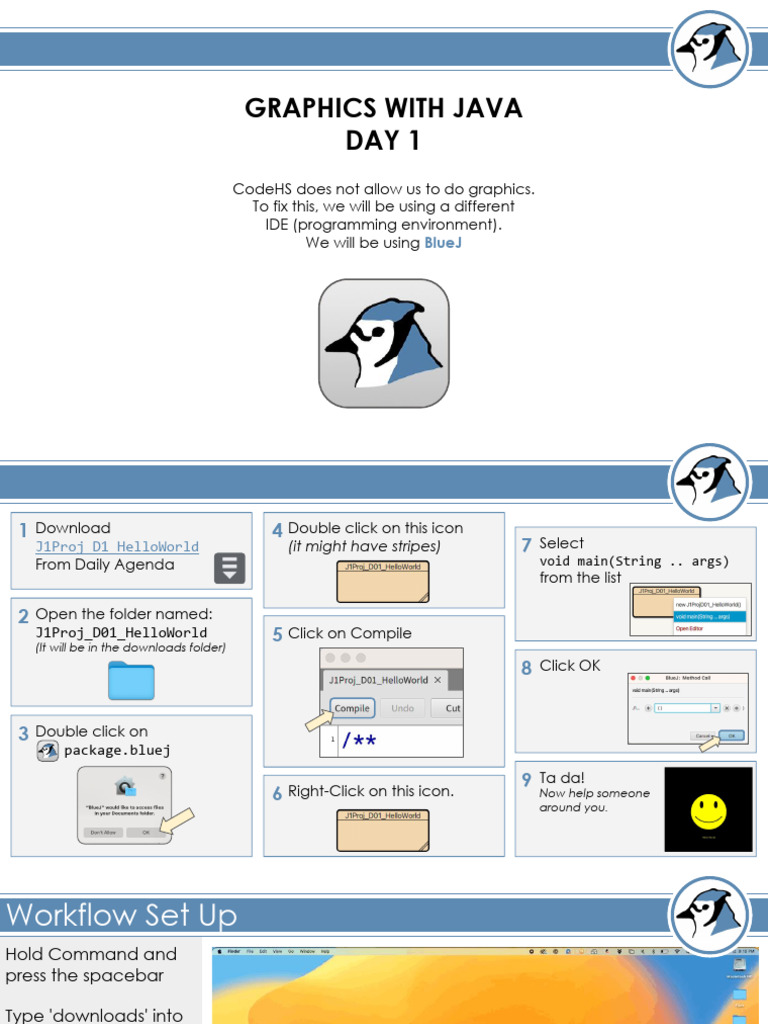 Java Graphics Basics with BlueJ | PDF | Color | Cyan