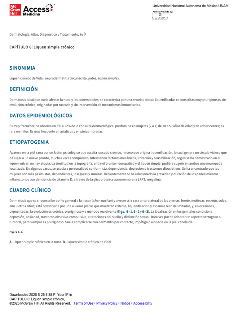 Arenas 8va Edicion Liquen Simple | PDF | Especialidades Medicas ...