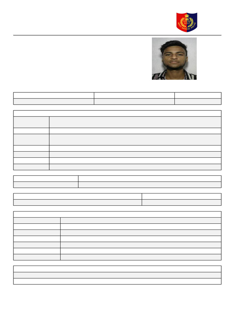 Police Clearance Certificate Request | PDF