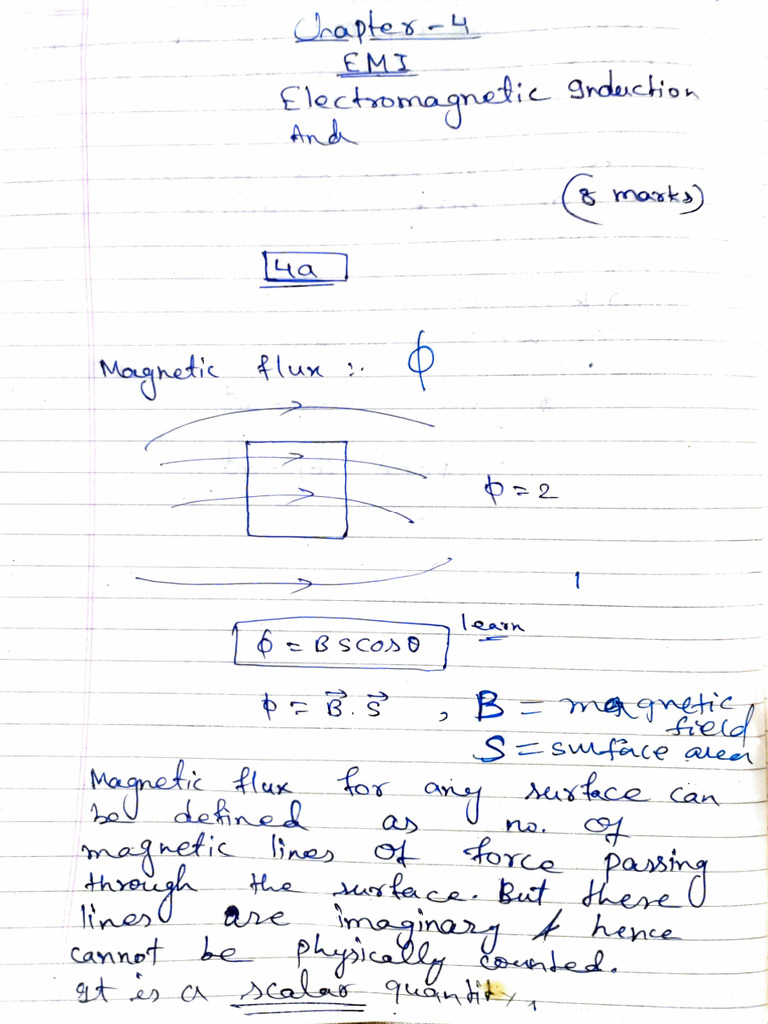 NUA Notes EMI and AC Generator | PDF