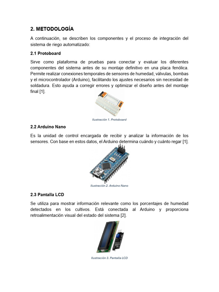 Metodología | PDF | Ingenieria Eléctrica | Arduino