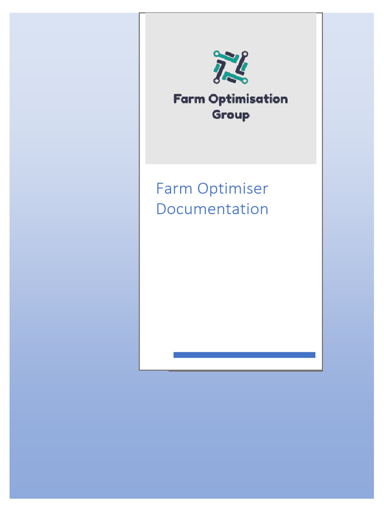 Farm Optimiser Documentation Guide | PDF | Crop Rotation | Grazing