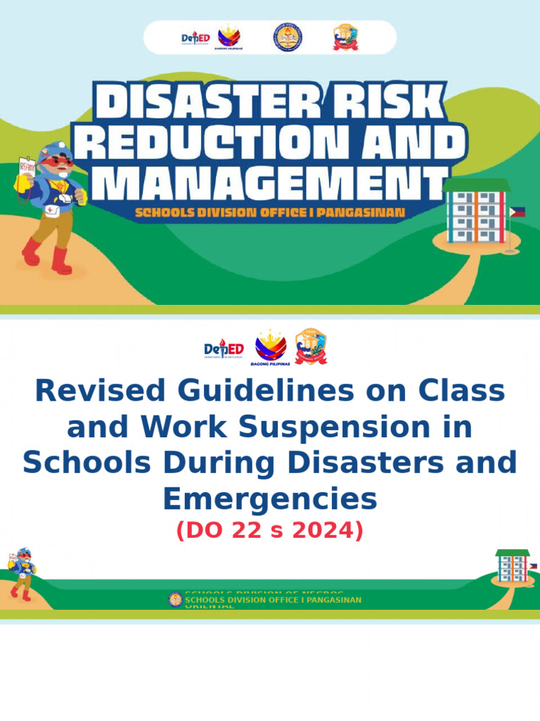 DO 22 s. 2024: Class Suspension Guidelines | PDF | Tropical Cyclone ...