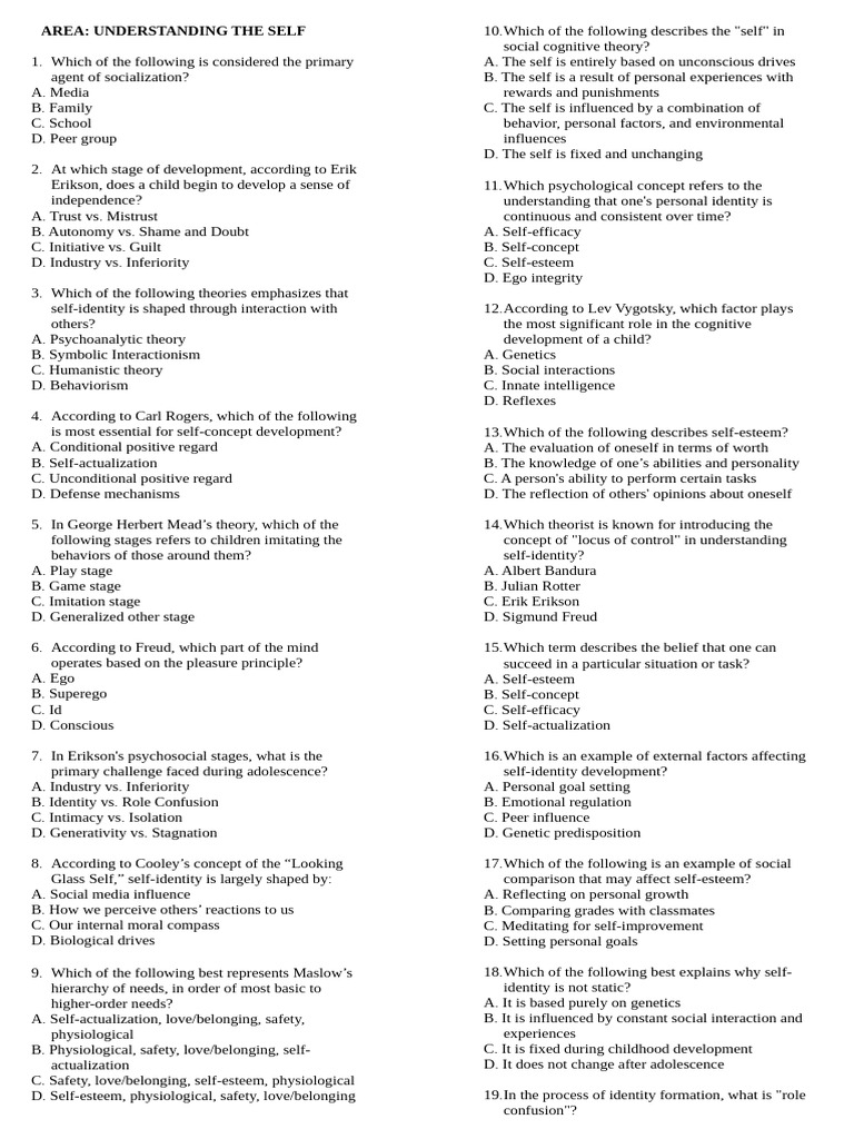 Understanding Self-Identity and Teaching | PDF | Teachers | Self Concept