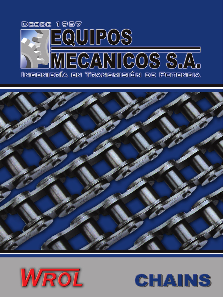 Chain Types and Specifications Guide | PDF