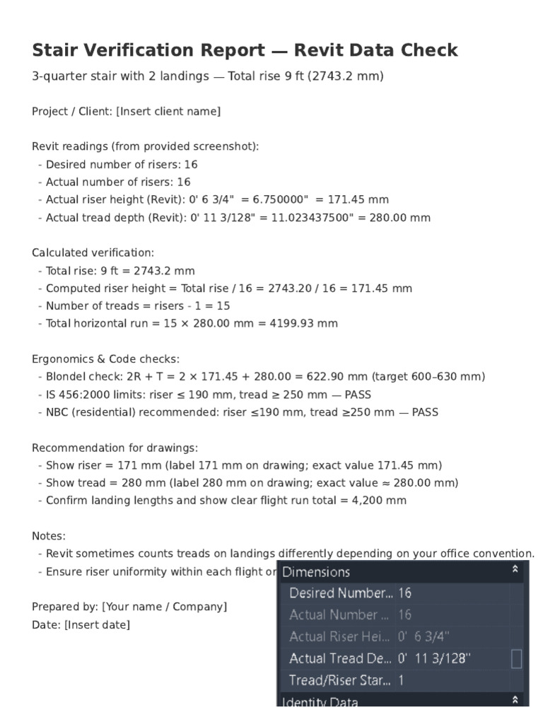 Stair Verification | PDF