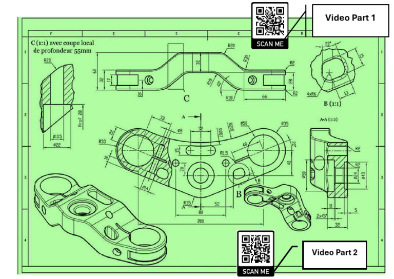 Job Sheet CADD 3D Inventor Solid Work - Engine Part | PDF