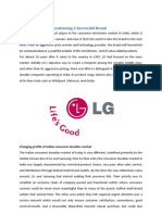 LG Electronics Re Positioning A Successful Brand