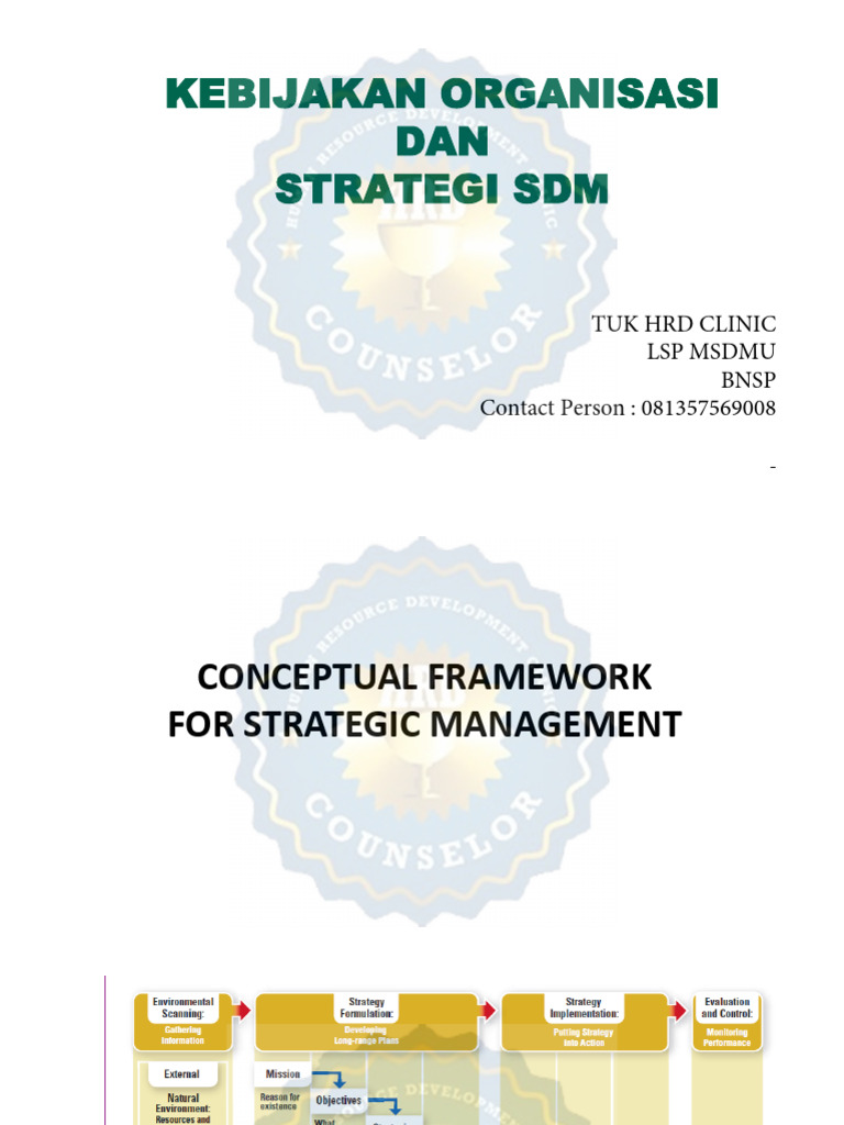 Strategic Management Framework Guide | PDF | Strategic Management ...