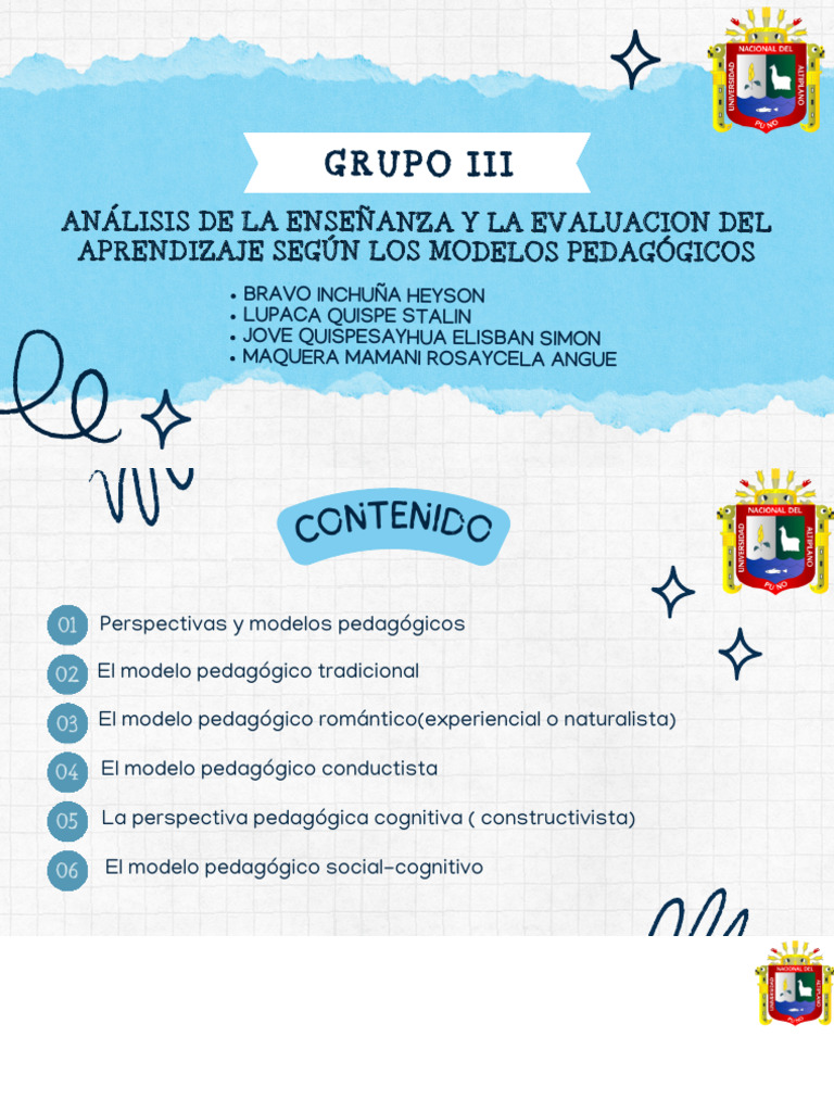 Modelos Pedagógicos y Evaluación del Aprendizaje | PDF | Enseñando ...