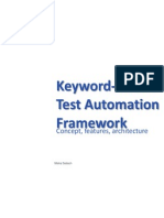 Keyword-Driven Test Automation Framework: Concept, Features, Architecture