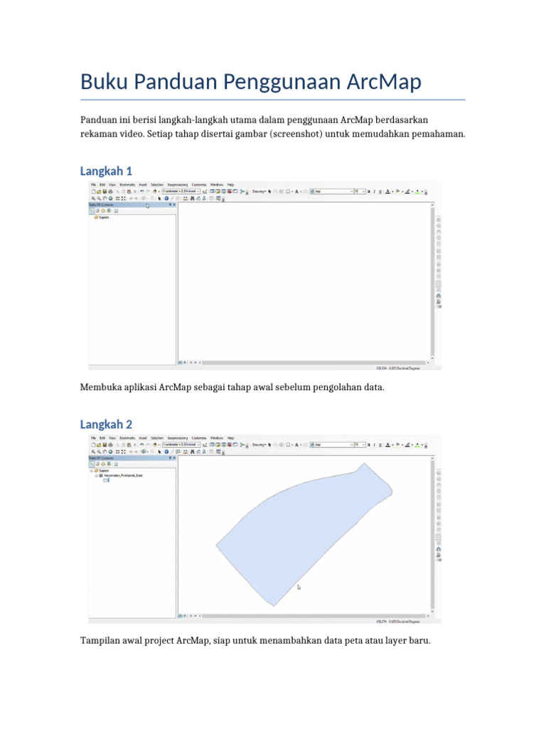 Buku Panduan ArcMap | PDF