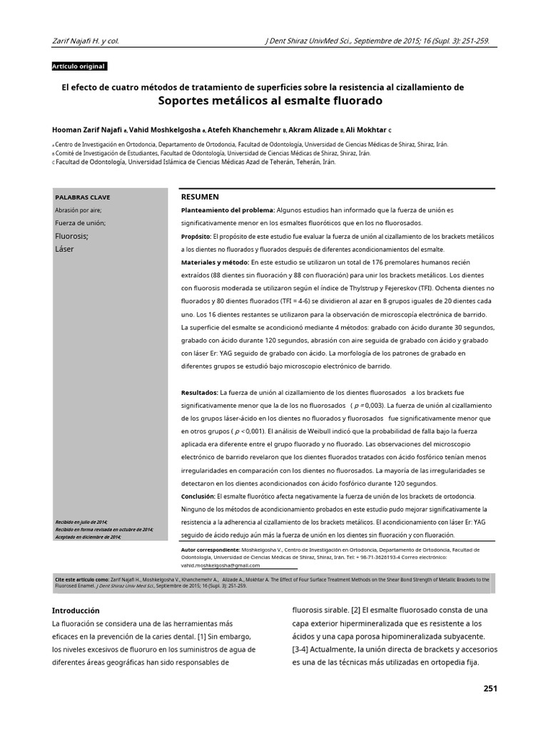 The Effect of Four Surface Treatment Methods On The Shear Bond Strength ...