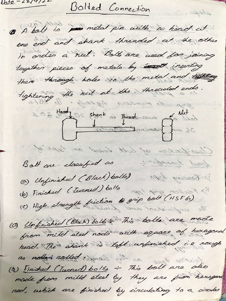 Reinforced Cement Concrete (Notes) | PDF