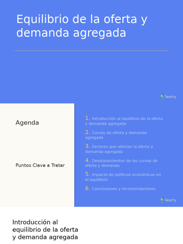S5 - Equilibrio de La Oferta y Demanda Agregada | PDF | Oferta ...