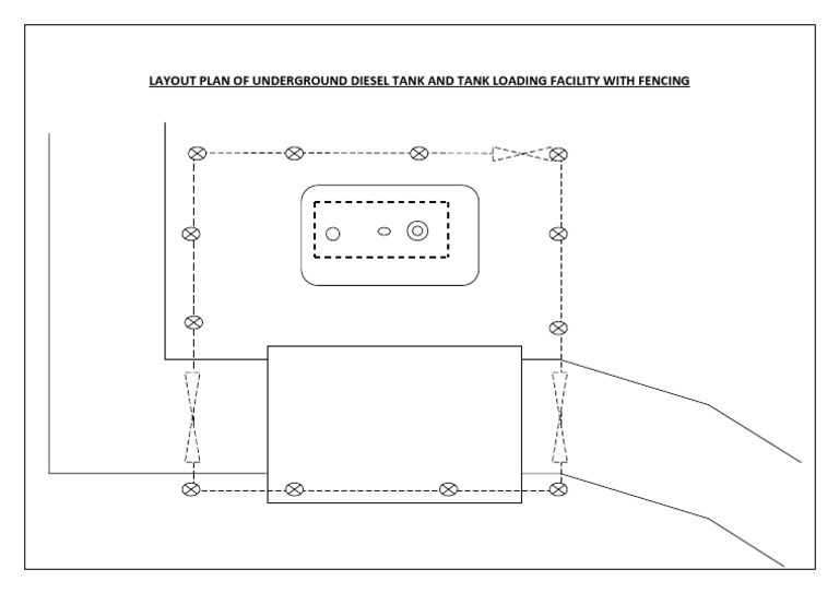Layout Ug Diesel Tank Loading Facility | PDF