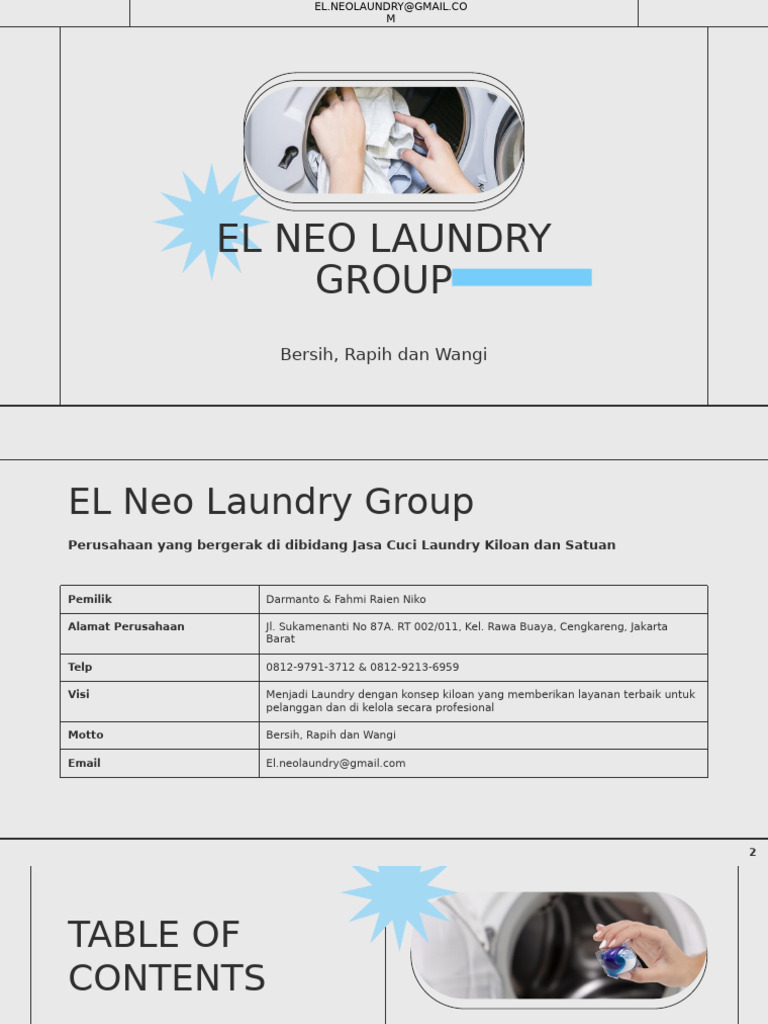 EL Neo Laundry Services Overview | PDF | Planets | Sun