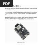 ESP32 C3 SuperMini Specifications | PDF | Bluetooth | Usb