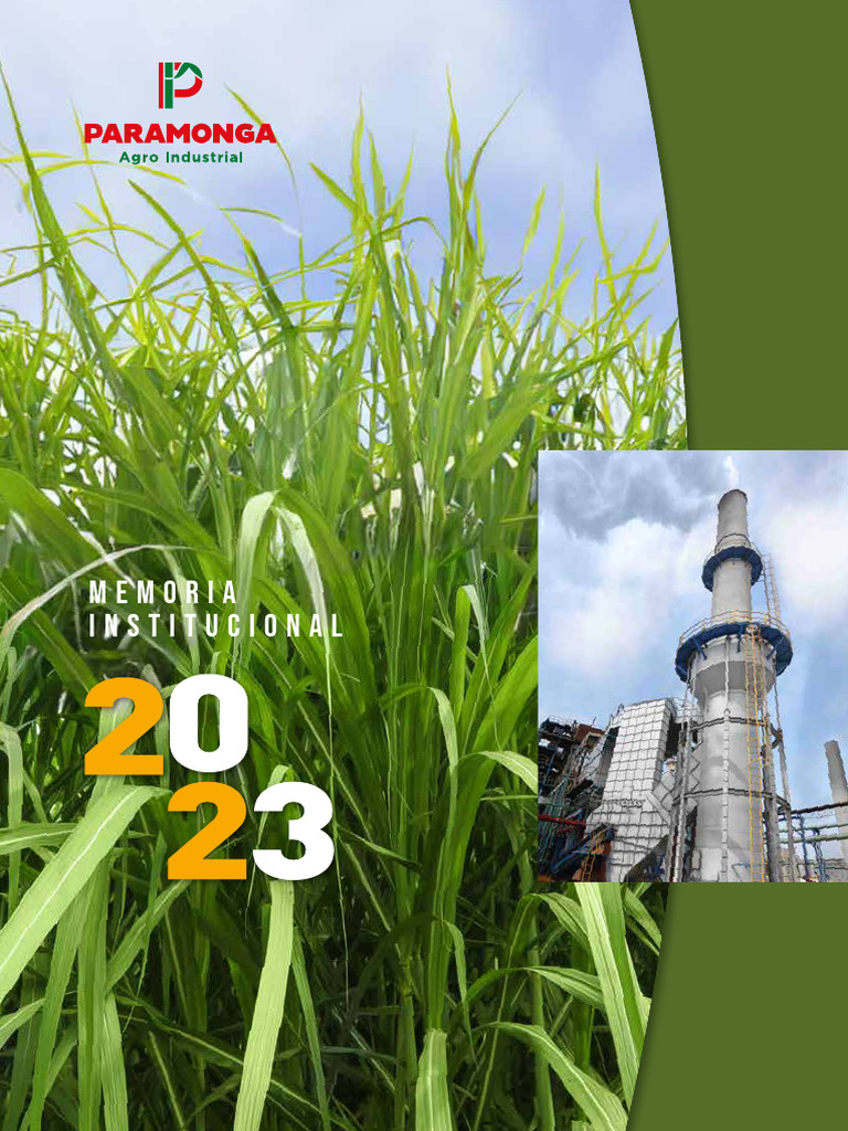 Memoria Institucional 2023: Agro Paramonga | PDF | Caña de azúcar | Azúcar
