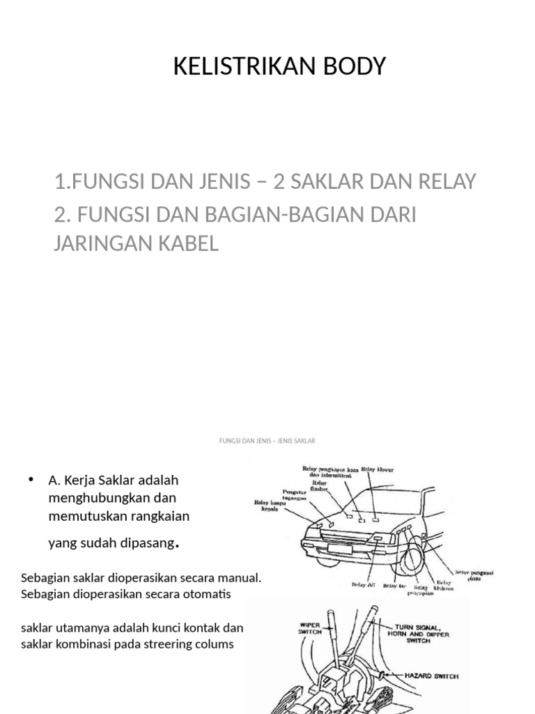 Fungsi Saklar dan Relay dalam Kelistrikan | PDF