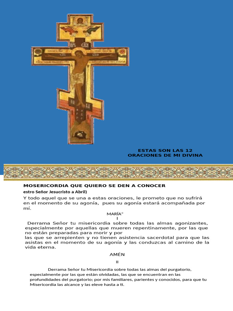 Divina Miseri 12 Oraciones | PDF | Purgatorio