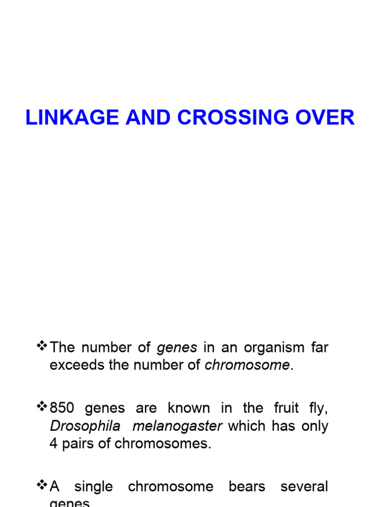 Linkage vs. Crossing Over Explained | PDF | Genetic Linkage ...