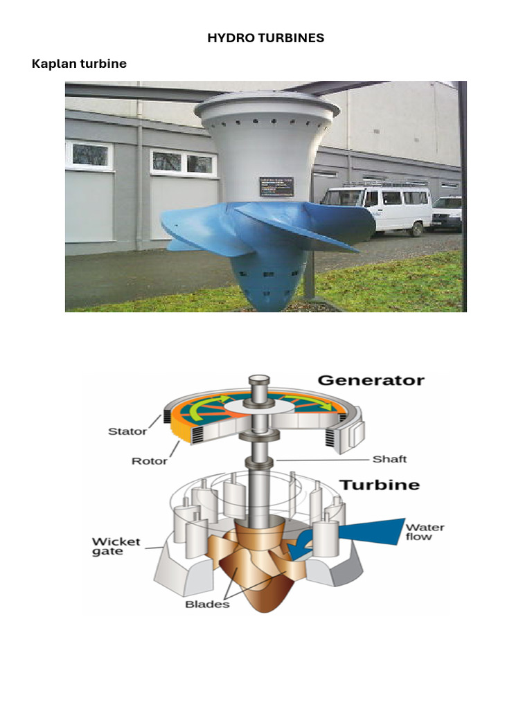 Types of Hydro Turbines Explained | PDF