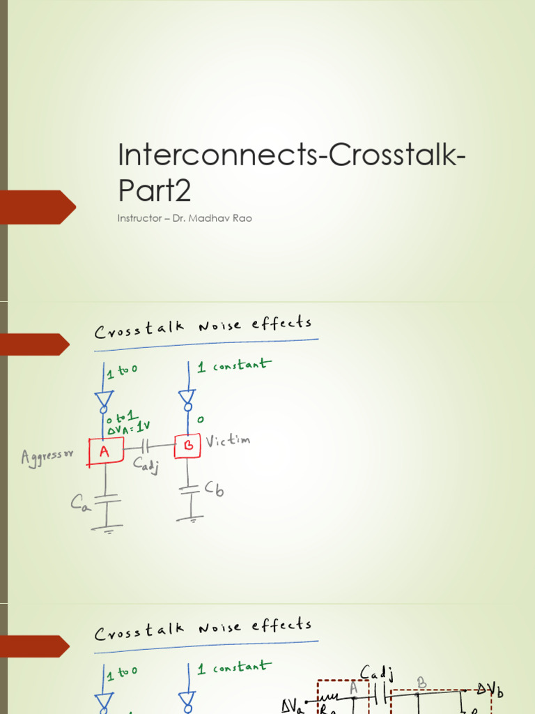 Lecture28B Crosstalk Part2 | PDF