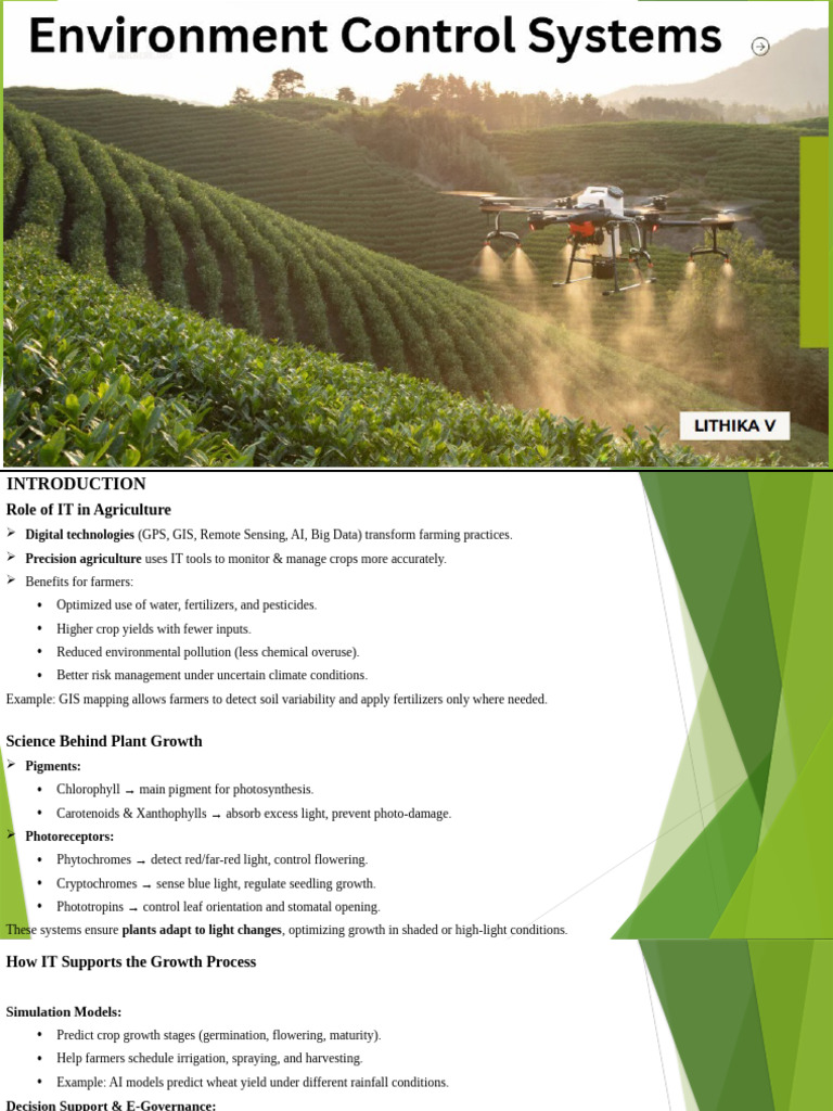 Environment Control Systems1 | PDF | Humidity | Greenhouse