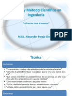 Ciencia y Metodo Cientifico en Ingenieria