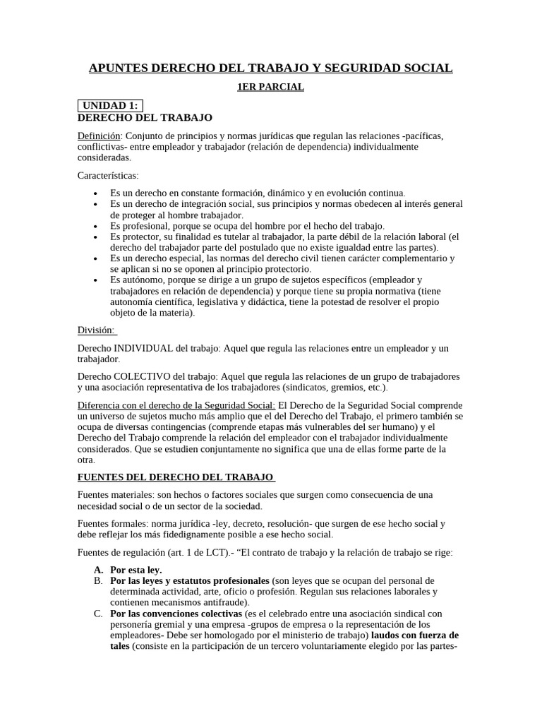 Derecho del Trabajo y Seguridad Social | PDF | Derecho laboral | Justicia