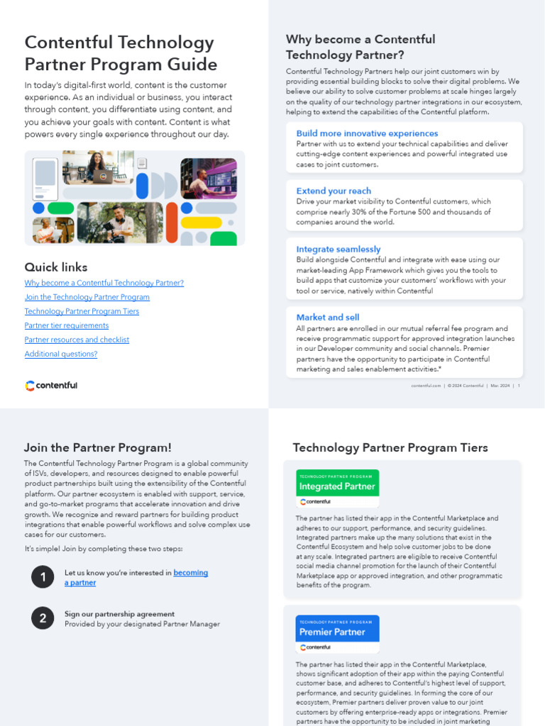 Contentful Technology Partner Program Guide | PDF