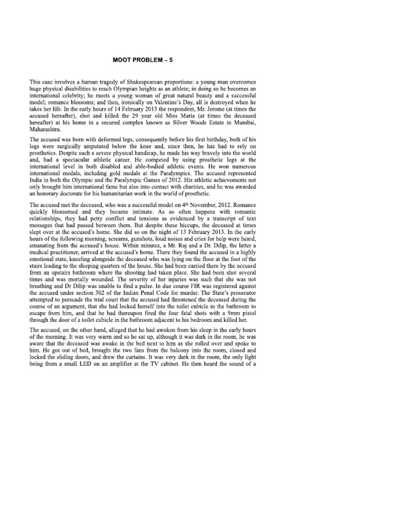 Moot Problem 05 | PDF