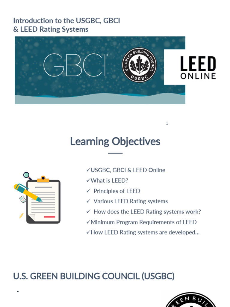 Understanding USGBC and GBCI Roles | PDF | Green Building | Natural ...