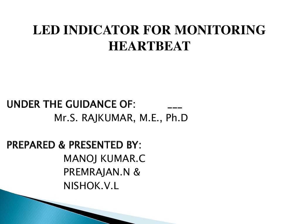 LED Heart Rate Monitoring System | PDF | Heart Rate | Monitoring (Medicine)