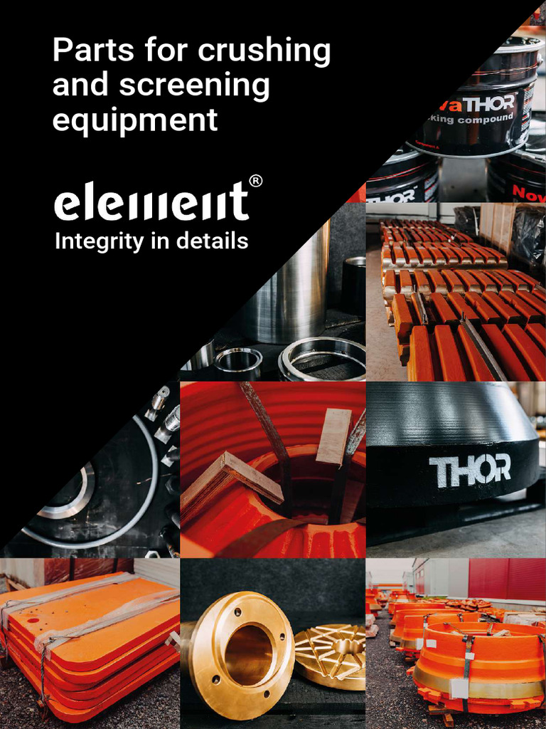Crushing and Screening Parts by Element - ENG - Web | PDF | Steel ...